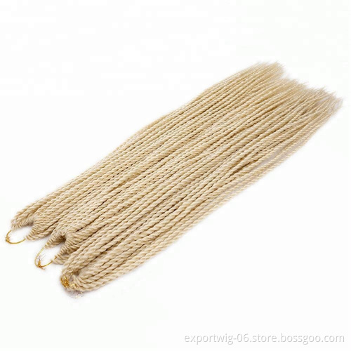 Wholesale Cheap Twist Crochet Braiding Hair 24" Synthetic Hair Extension Synthetic Jumbo Braiding Hair Senegalese Twist Braids